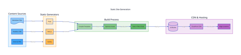 Static Site Generation diagram